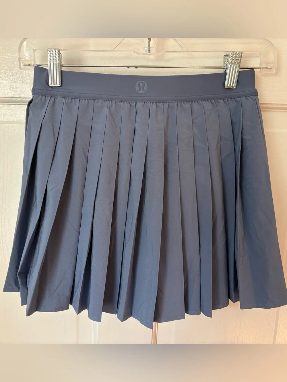 Lululemon High-Rise Pleated Tennis Skirt Oasis Blue, Size 4 - Skort Slate Gray